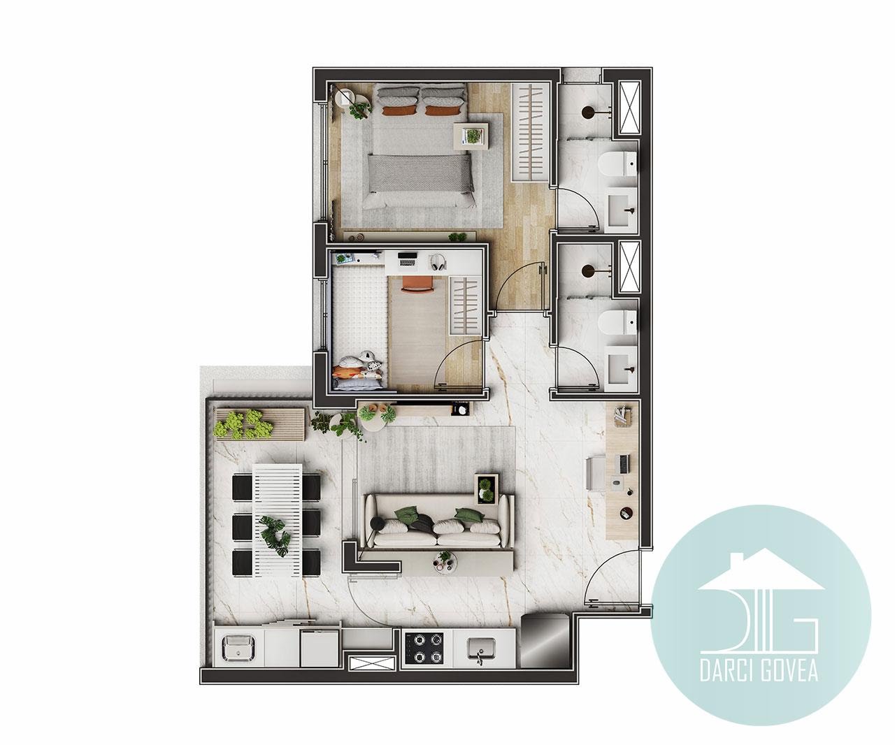 Apartamento à venda com 2 quartos, 1 suíte, 1 vaga e 52m² no Vila Leopoldina, São Paulo (SP) — foto 4 de 19