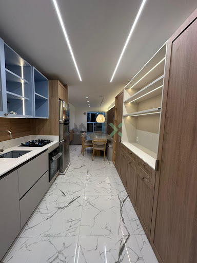 SALA E COZINHA INTEGRADA