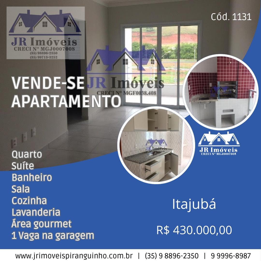Apartamento à venda com 1 quarto, 1 suíte e 1 vaga no Nossa Senhora da Agonia, Itajubá (MG) — foto 2 de 21
