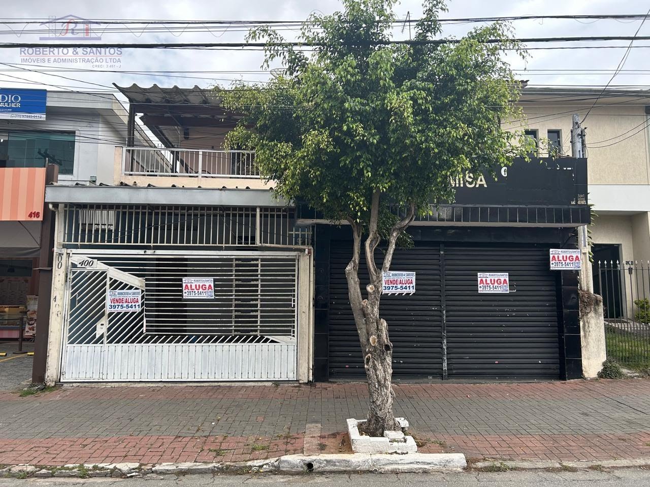 Frente da casa que fica na parte superior