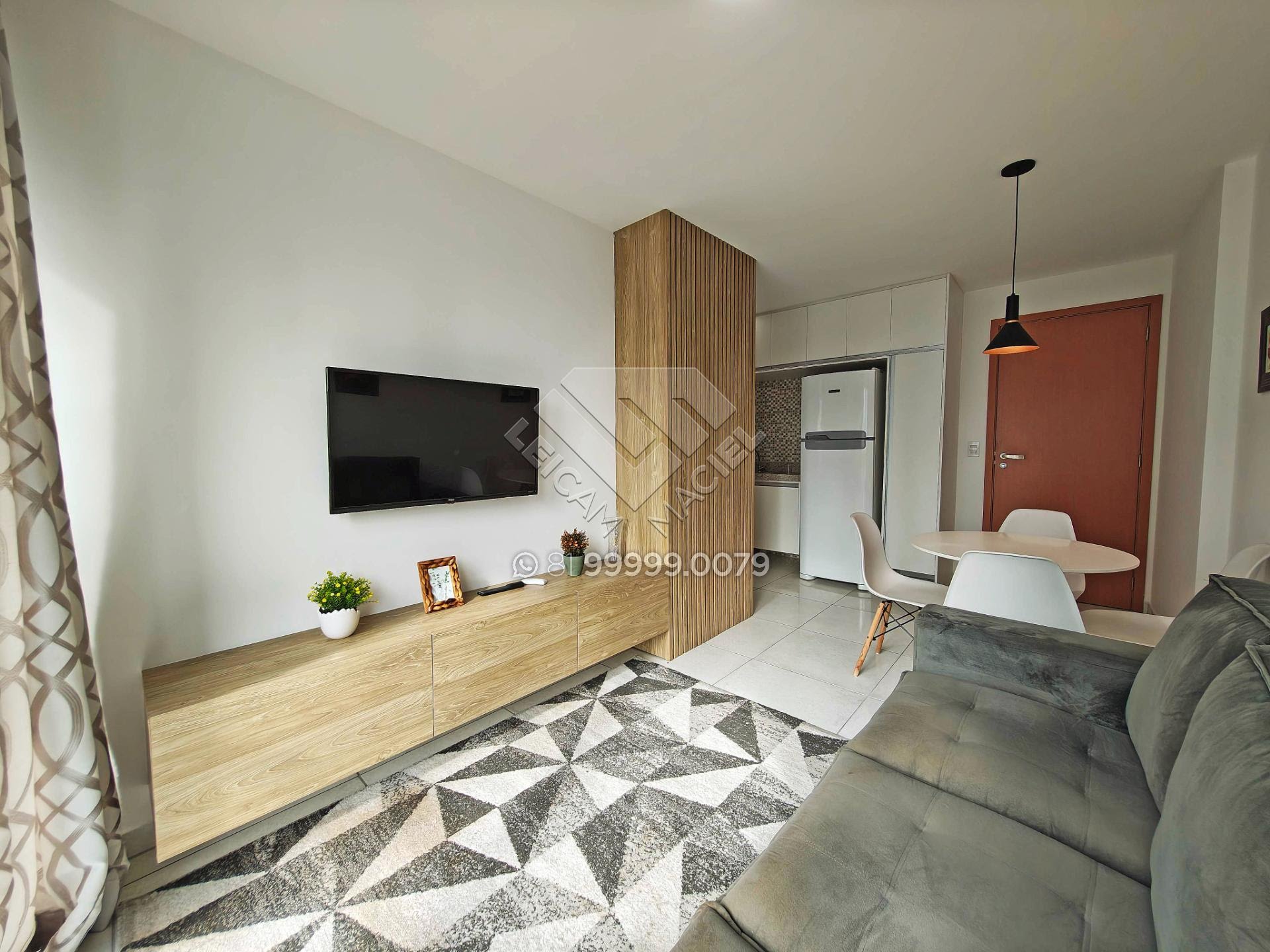 Compre Apartamento flat a venda mobiliado no Rosarinho com 1 quarto, 33m², porcelanato, vaga coberta e lazer completo. Agende com Leicam Maciel!