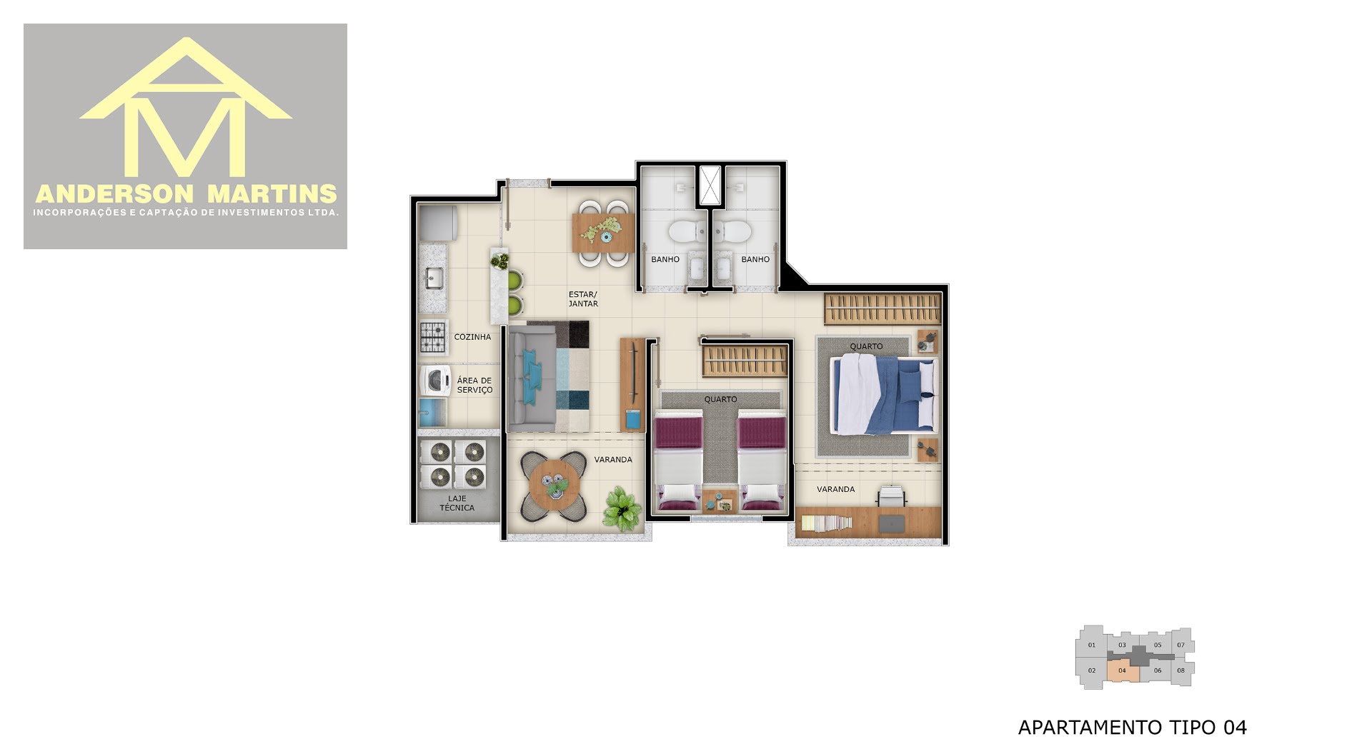 Apartamento, 2 quartos, 51 m² - Foto 7