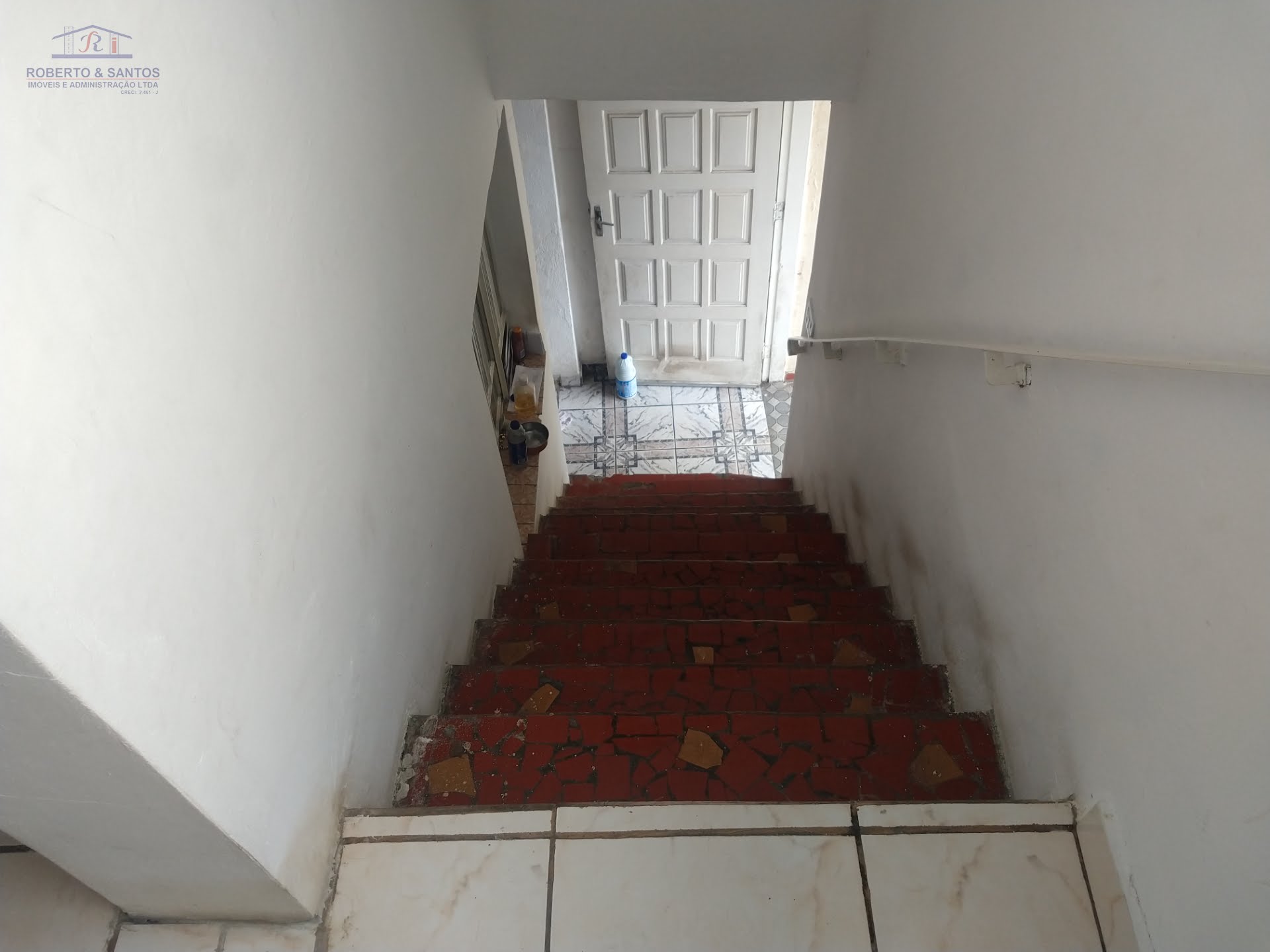 Escadas para os dormitórios
