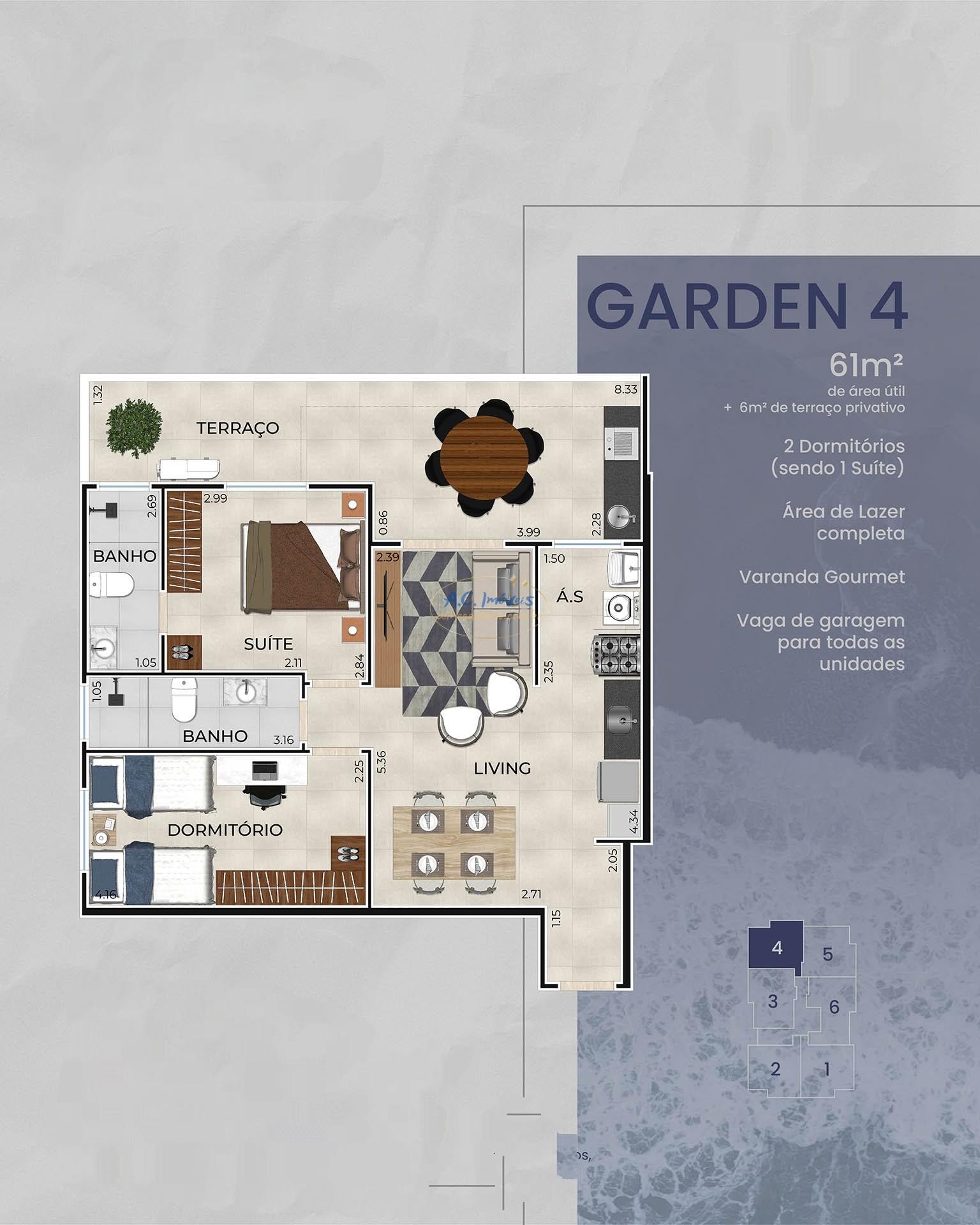 Apartamento à venda com 2 quartos, 1 suíte, 1 vaga e 67m² no Guilhermina, Praia Grande (SP) — foto 16 de 24