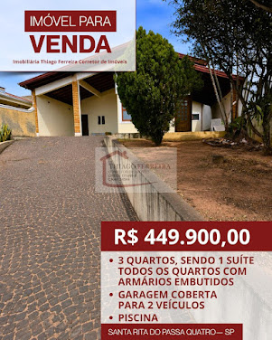 Casa em Vila Bandeirantes   -  Santa Rita do Passa Quatro