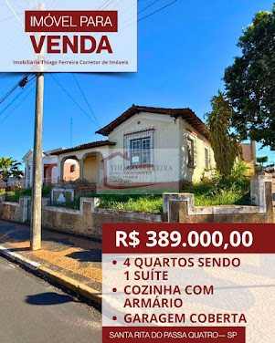 Casa em Centro  -  Santa Rita do Passa Quatro