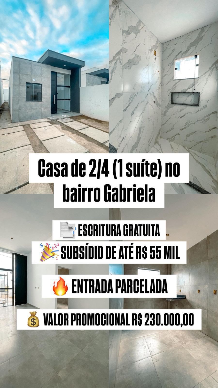 Casa à venda com 2 quartos, 1 suíte e 63m² no Gabriela, Feira de Santana (BA) — foto 9 de 9