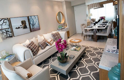 Imagens do apartamento decorado