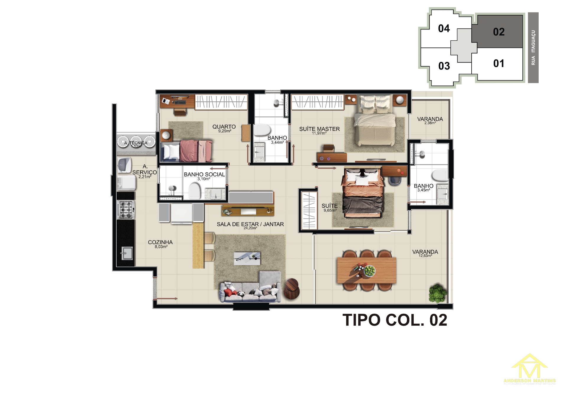 Apartamento à venda com 3 quartos, 1 banheiro, 2 vagas e 105m² no Praia de Itaparica, Vila Velha (ES) — foto 19 de 20