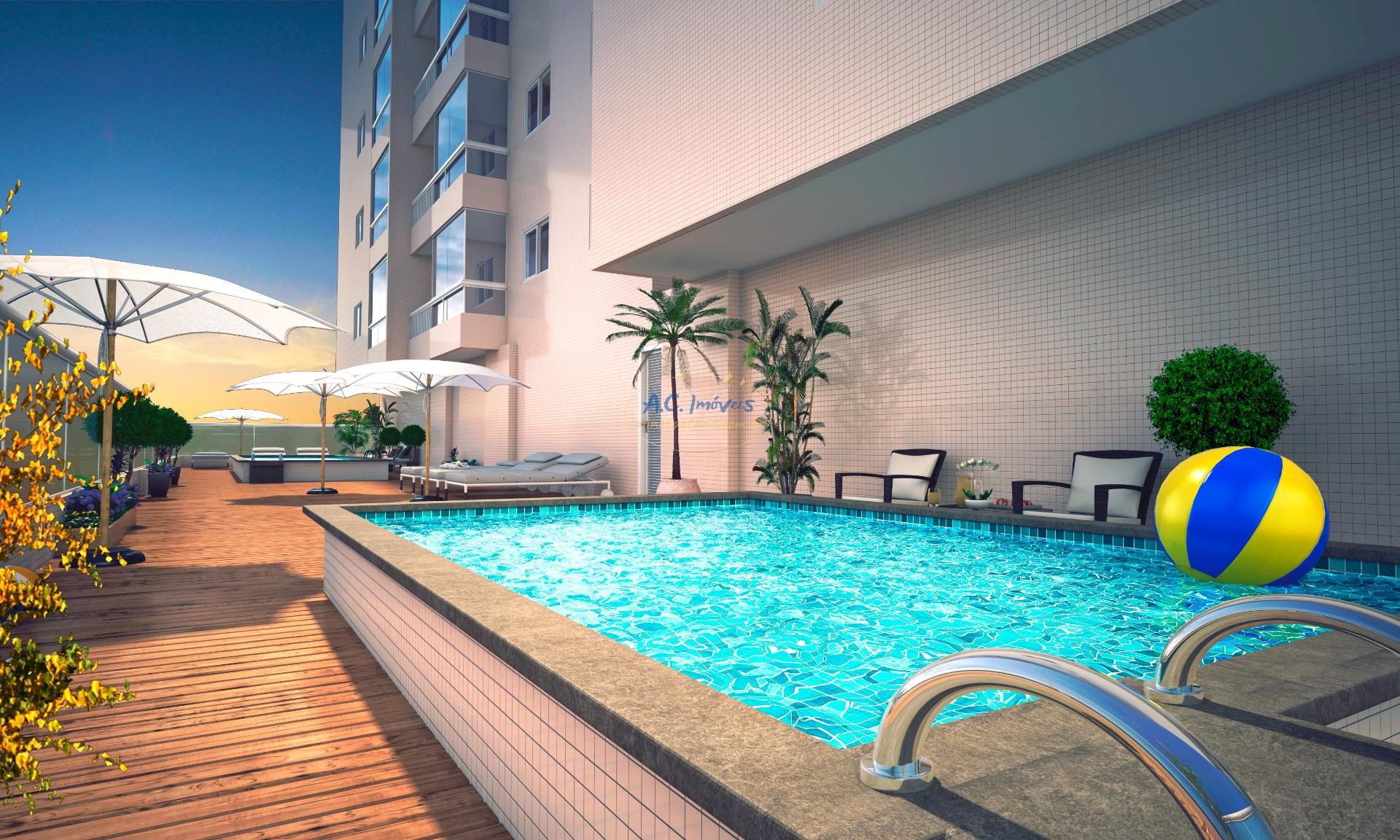 Apartamento à venda com 3 quartos, 3 banheiros, 2 vagas e 128m² no Canto do Forte, Praia Grande — foto principal