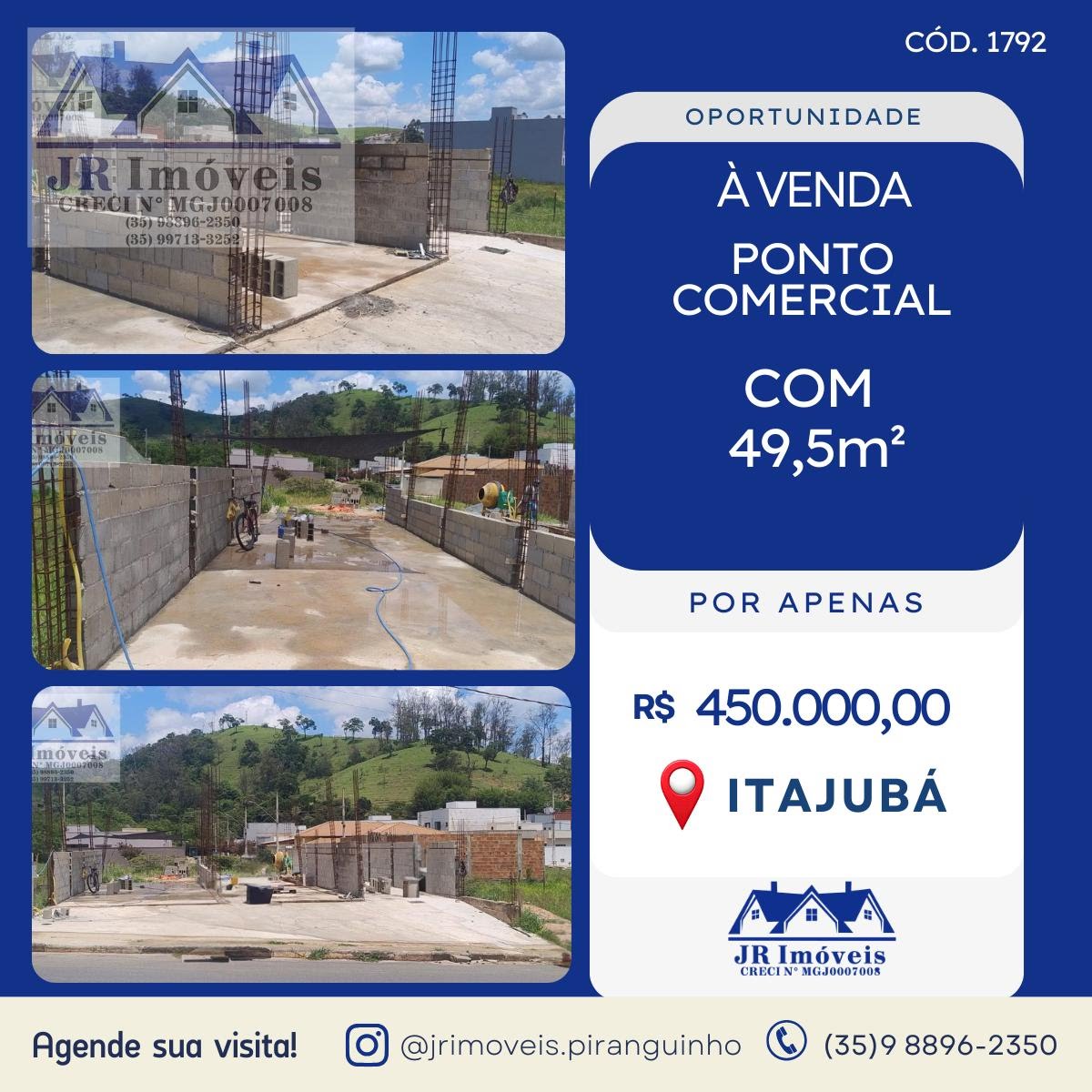 Comercial à venda com 290m² no Anhumas, Itajubá — foto principal