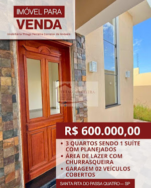 Casa em Jardim São Vicente  -  Santa Rita do Passa Quatro