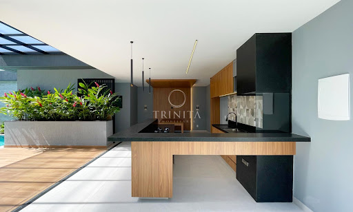 Área gourmet da casa a venda no condomínio Santa Monica Jardins