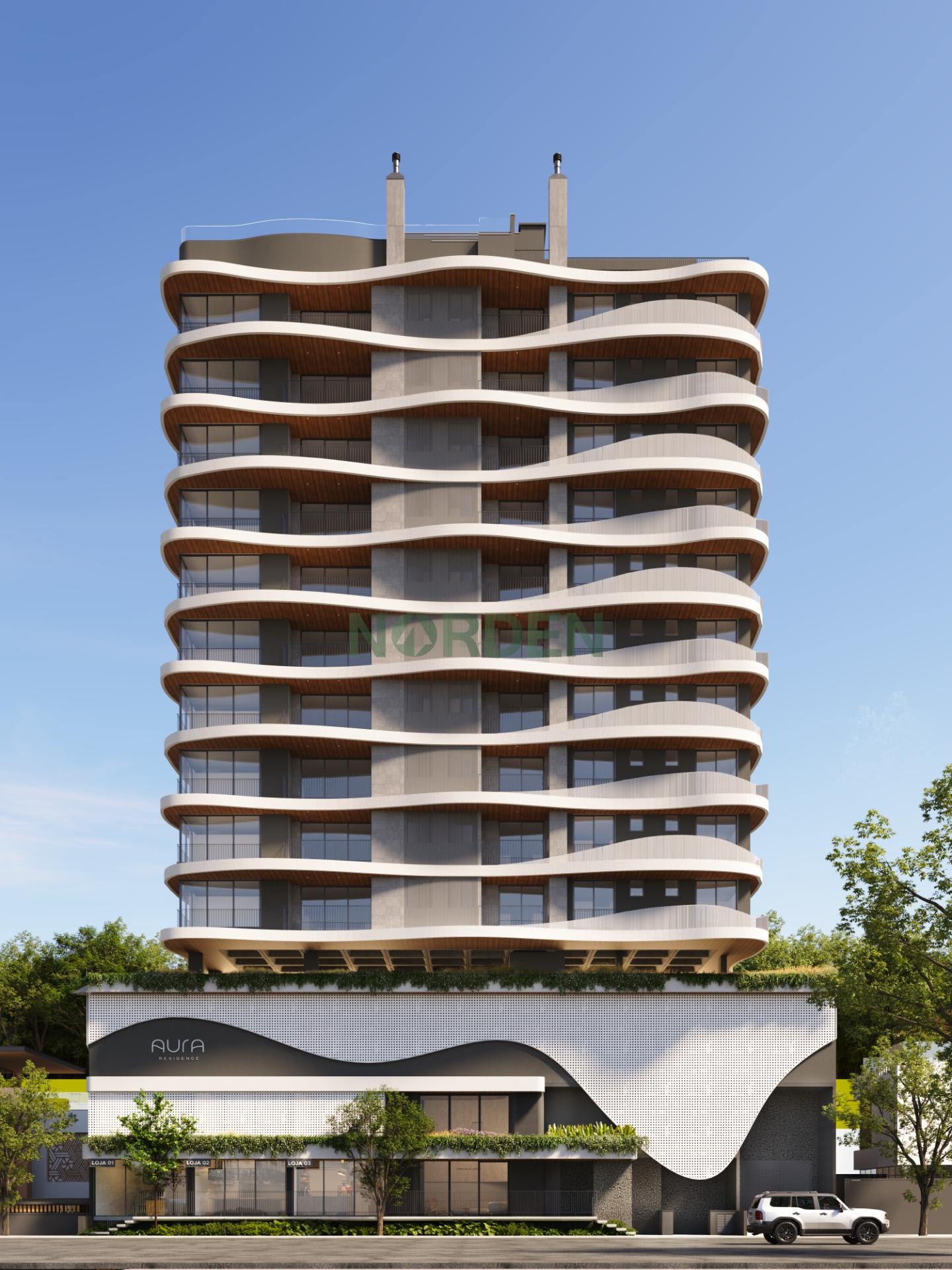 Apartamento de 108.55 m² com 3 quartos no Aura Residence, Agronômica