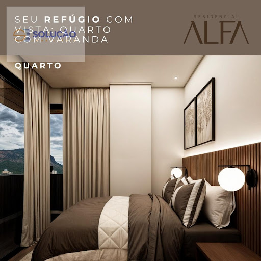 Quarto com detalhe da janela! 