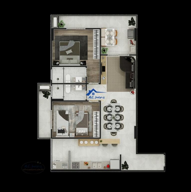 Apartamento à venda com 2 quartos, 1 suíte, 1 vaga e 87m² no Aviação, Praia Grande (SP) — foto 29 de 30