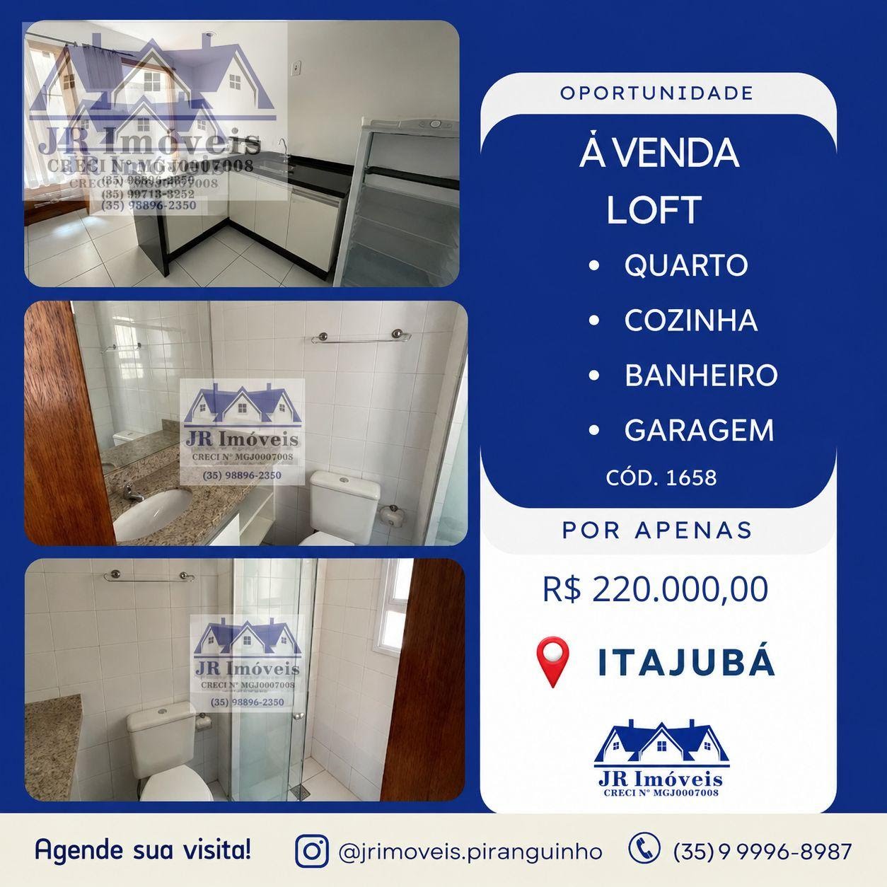 Casa à venda com 1 quarto, 1 banheiro, 1 vaga e 57m² no Cruzeiro, Itajubá — foto principal