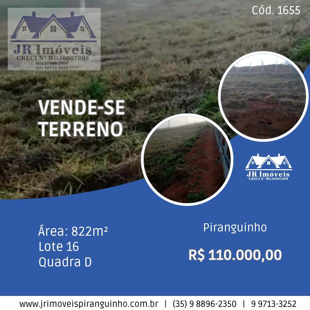 Terreno à venda com 822m² de terreno no Bairro Laje, Piranguinho (MG) — foto 2 de 8
