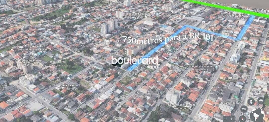 Terreno à venda com 1650m² de terreno no Ipiranga, São José (SC) — foto 2 de 4