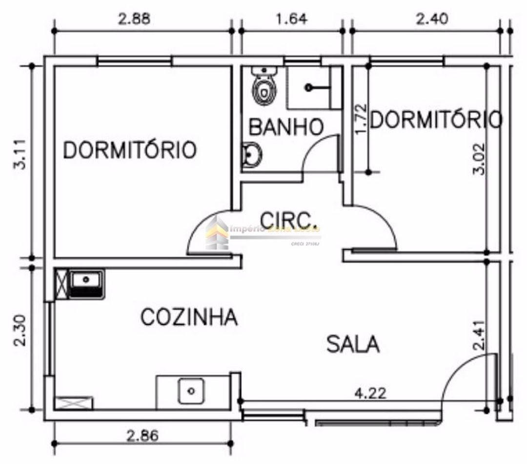 Apartamento, 2 quartos, 44 m² - Foto 27
