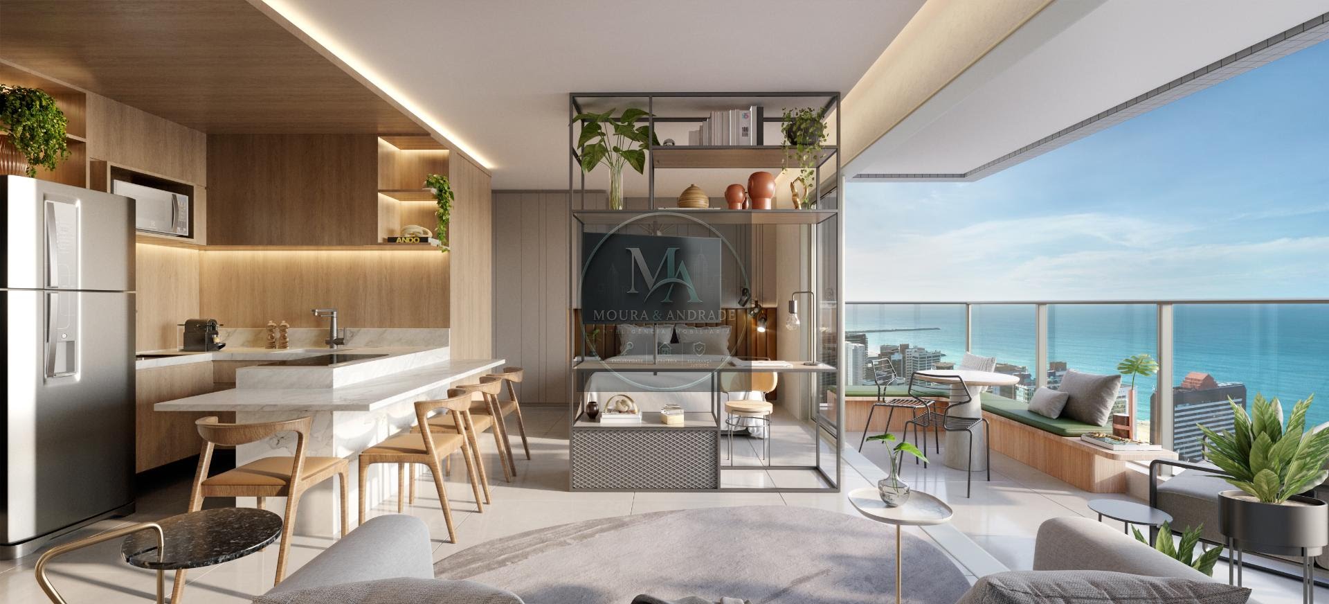 Apartamento à venda com 1 quarto, 1 suíte, 1 vaga e 40m² no Meireles, Fortaleza (CE) — foto 16 de 17