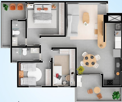 Apartamento à venda, Presidente Roosevelt, Uberlândia, MG