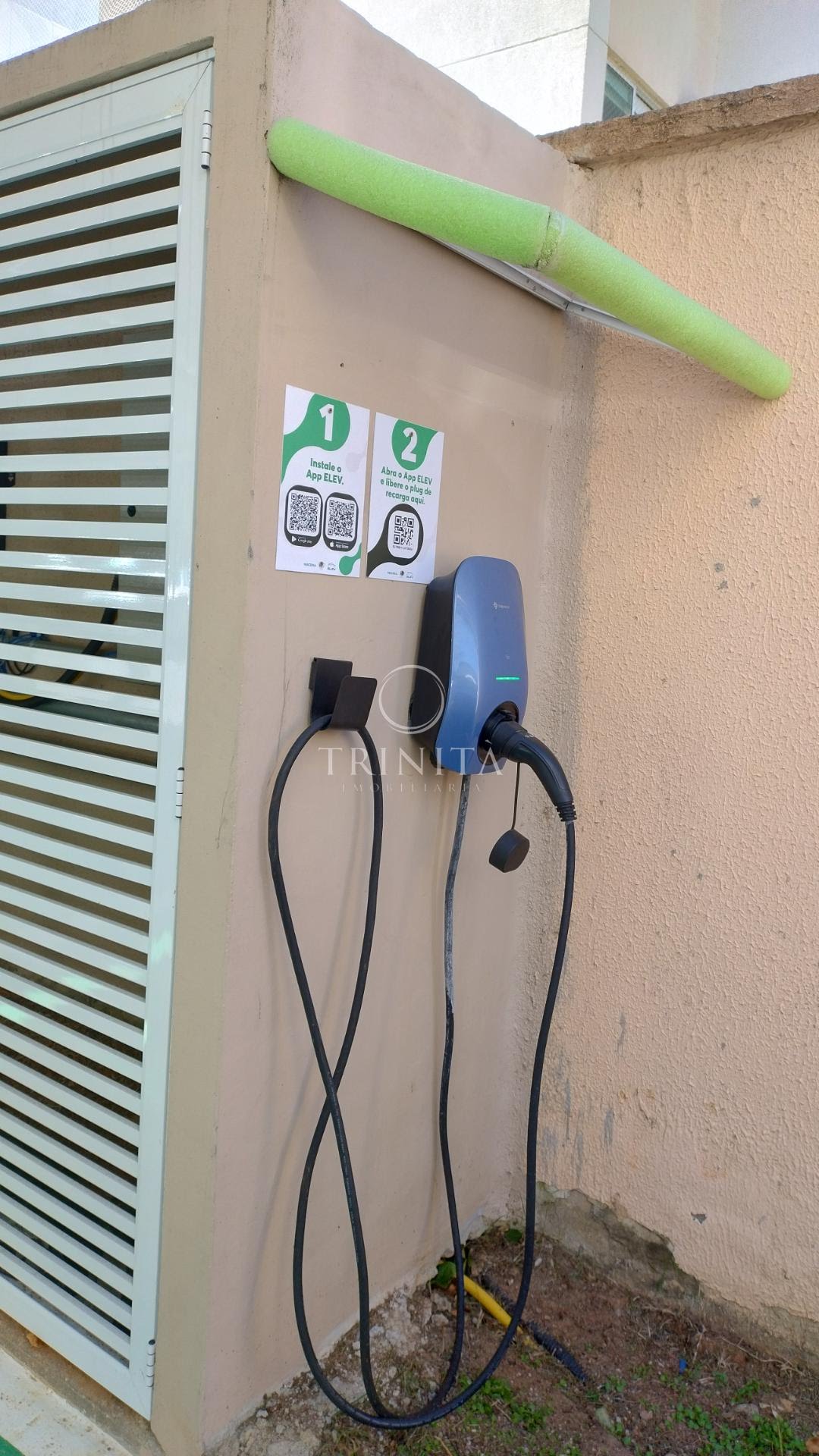 Estação de abastecimento para carro elétrico 