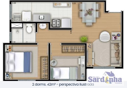 Apartamento à venda com 2 quartos, 1 banheiro e 42m² no Parque Nações Unidas, São Paulo (SP) — foto 25 de 25