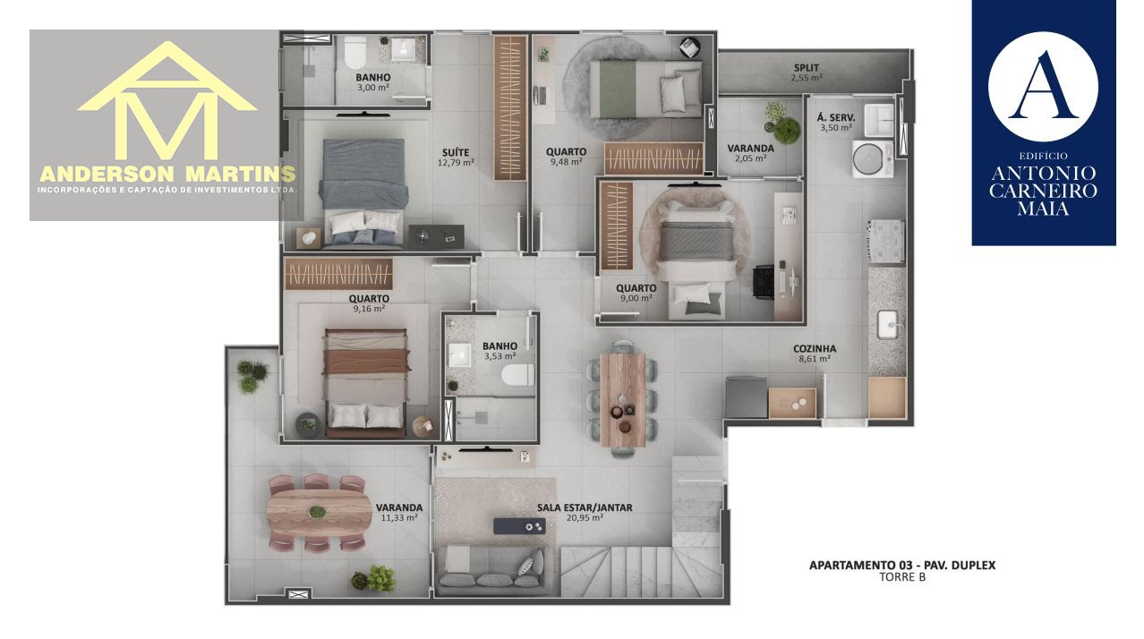 Cobertura à venda com 4 quartos, 4 banheiros, 3 vagas e 206m² no Praia da Costa, Vila Velha (ES) — foto 19 de 20