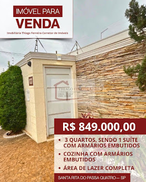 Casa em Bairro Jardim  -  Santa Rita do Passa Quatro