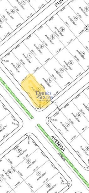 Terreno à venda com 418m² de terreno no Condomínio Villagio Jardim, Araxá (MG) — foto 2 de 2