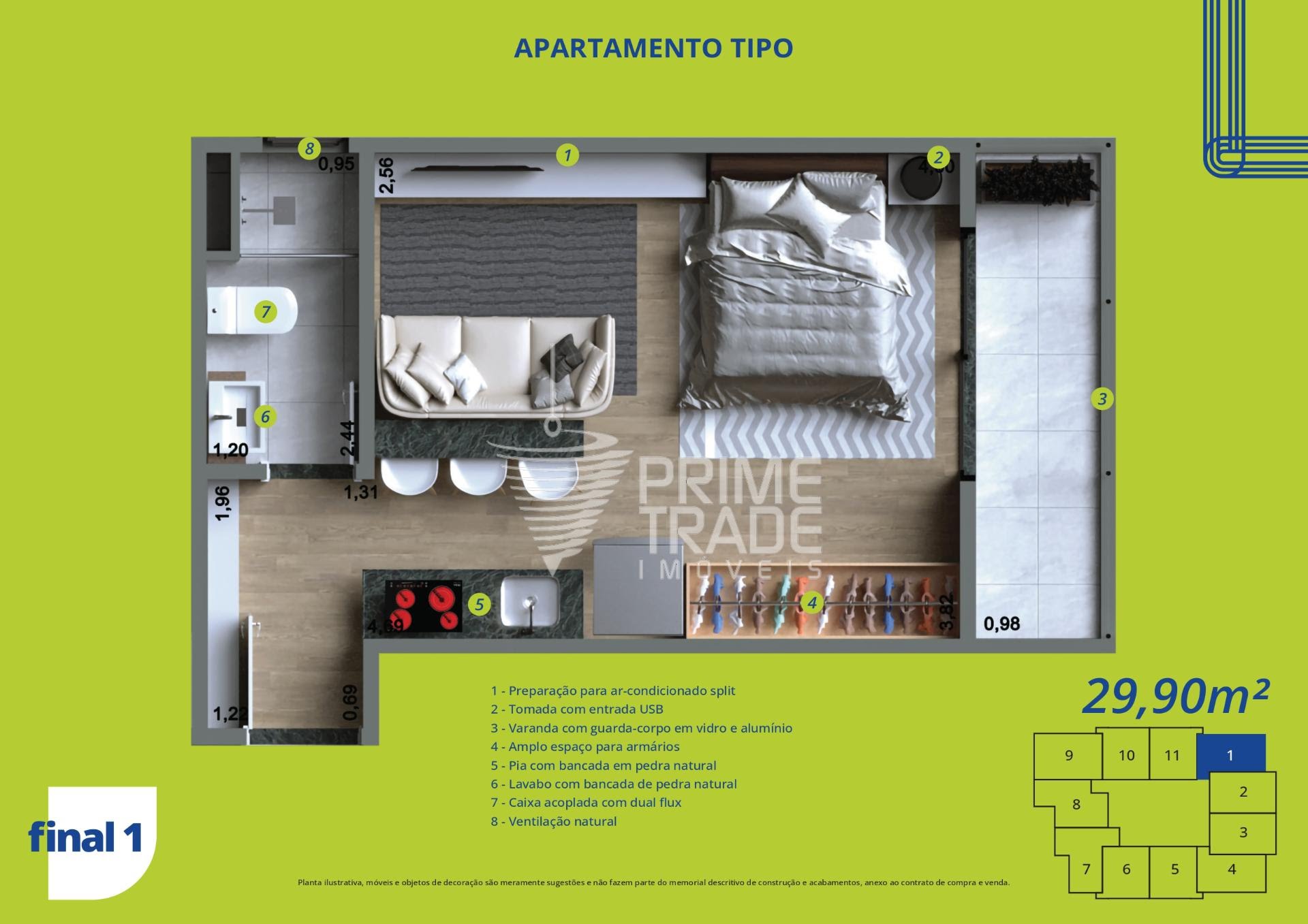Studio à venda com 1 quarto, 1 banheiro e 30m² no Encruzilhada, Santos (SP) — foto 29 de 30