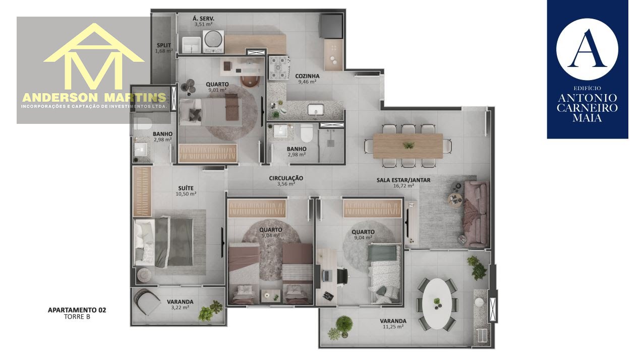 Apartamento à venda com 4 quartos, 4 banheiros, 2 vagas e 101m² no Praia da Costa, Vila Velha (ES) — foto 20 de 20