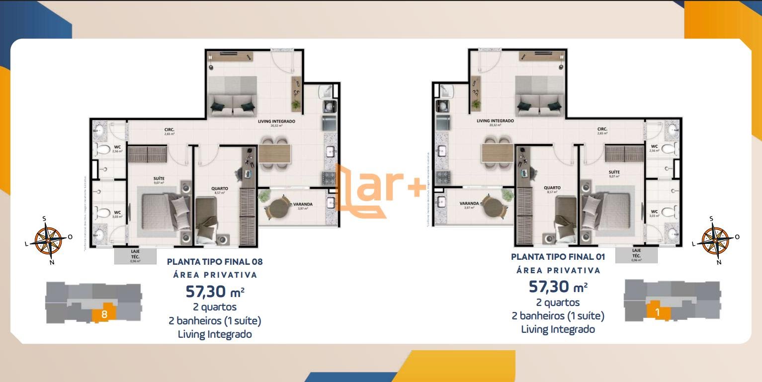 Apartamento à venda com 3 quartos, 1 suíte, 1 vaga e 70m² no Coroa do Meio, Aracaju (SE) — foto 30 de 30