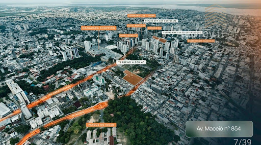 Localização do terreno 