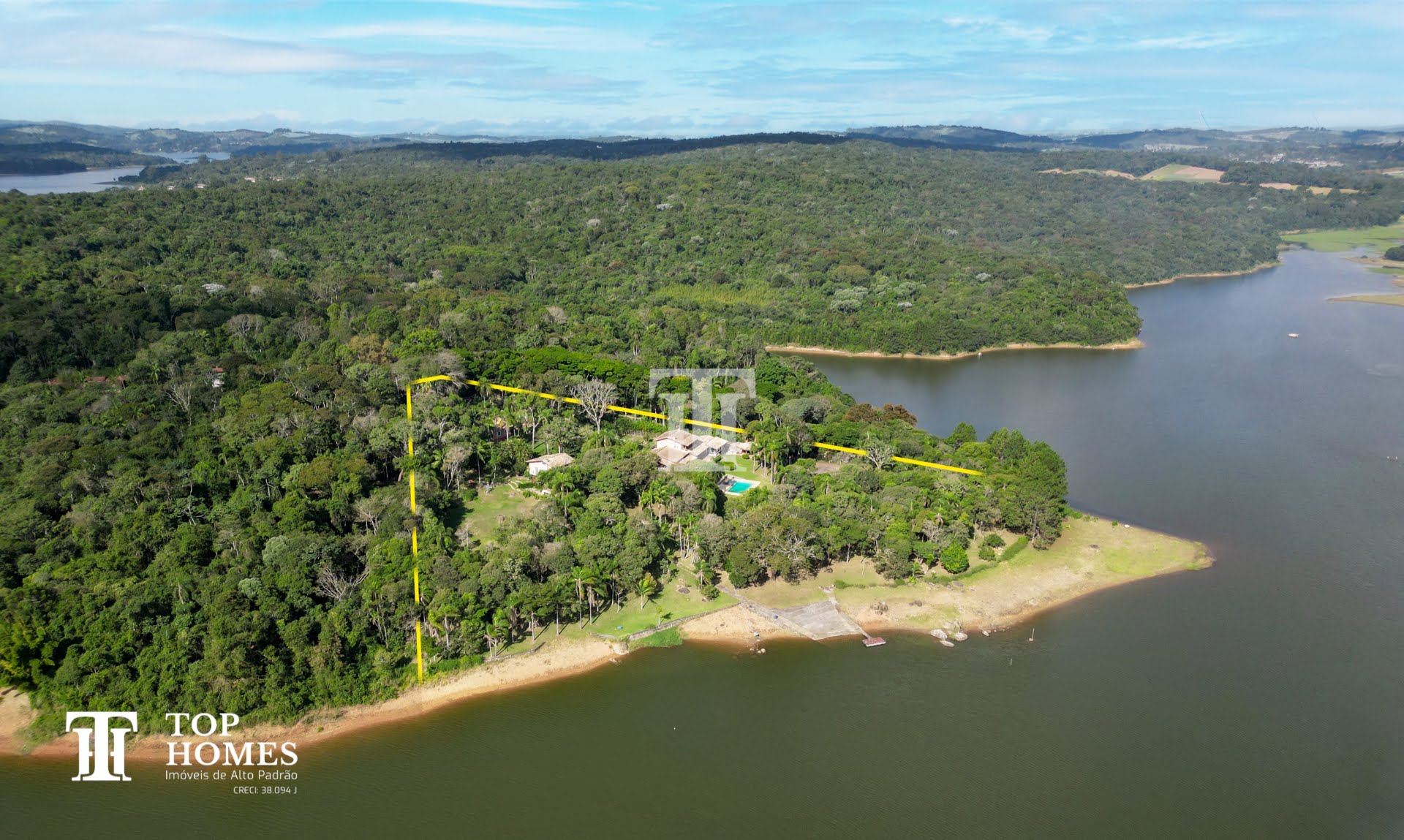 Chácara à venda na represa de Itupararanga em Ibiúna/SP