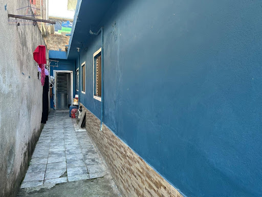 Corredor, casa bem alinhada