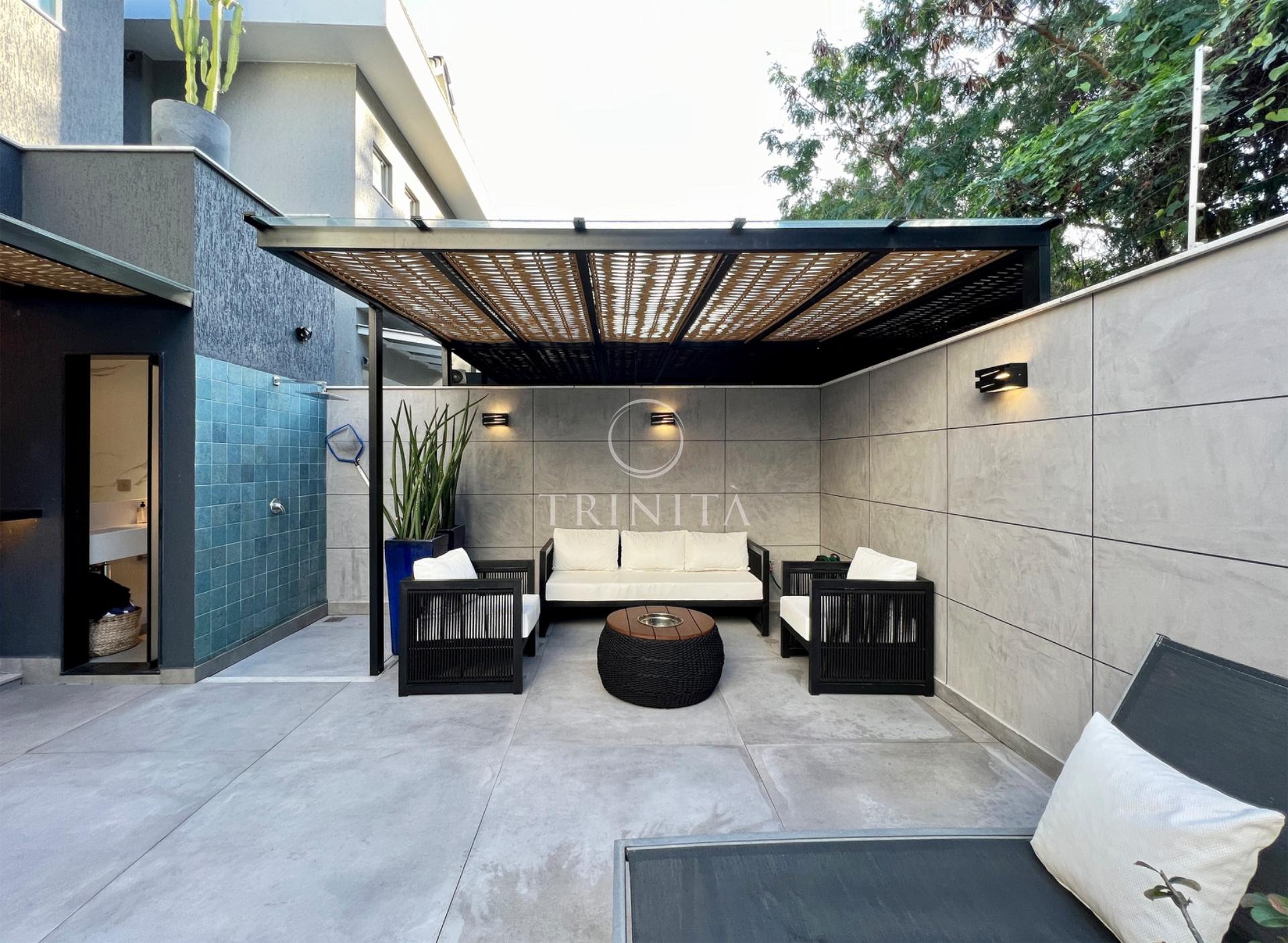 Lounge externo da casa à venda no condomínio Art Life
