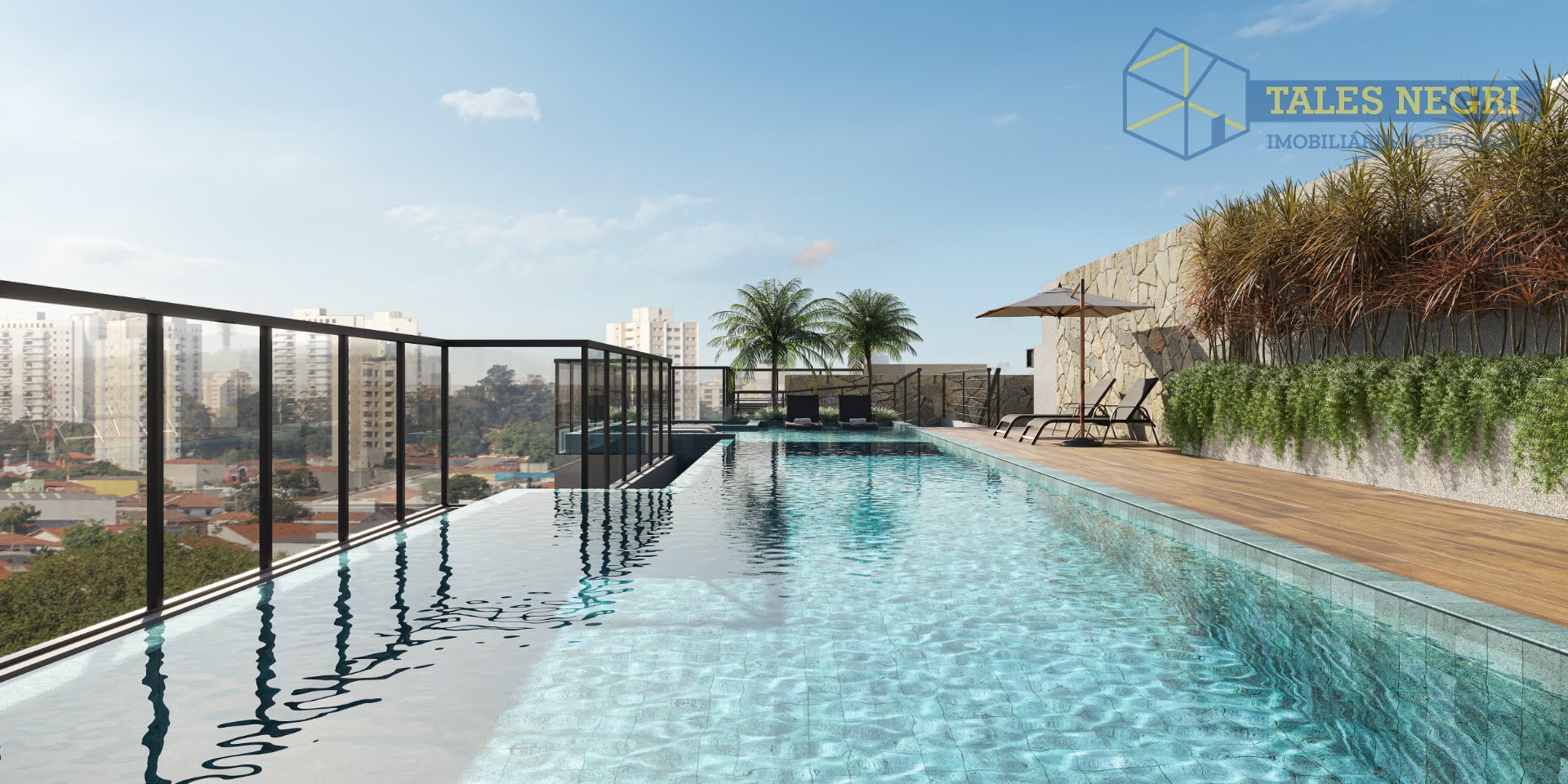 PISCINA COM BORDA INFINITA