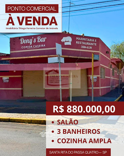 Casa Comercial em Avenida Padre Pio Corso  -  Santa Rita do Passa Quatro