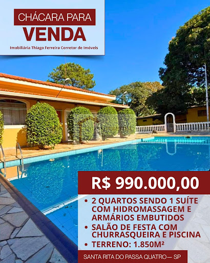 Chácara em Jardim Europa  -  Santa Rita do Passa Quatro