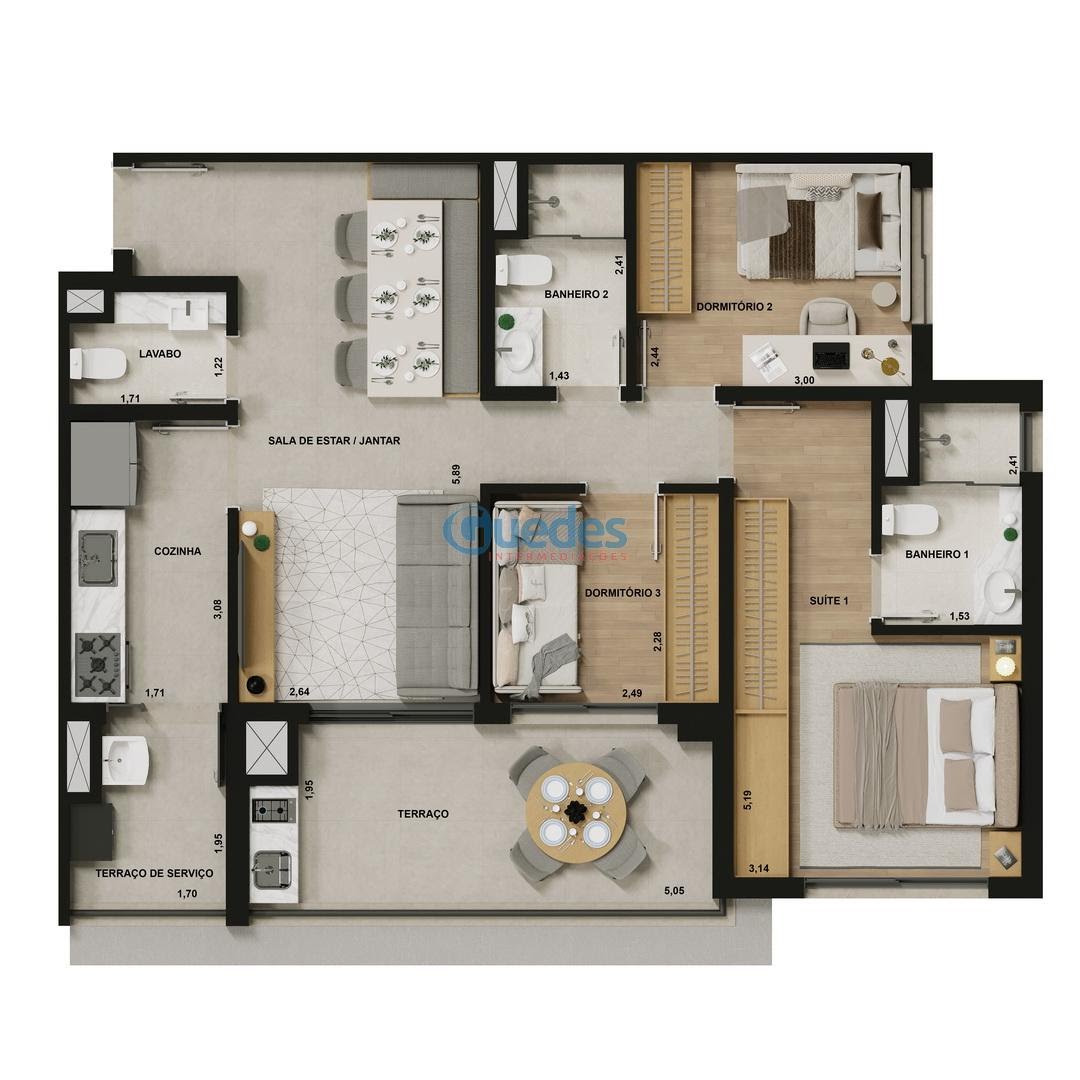 Apartamento à venda com 3 quartos, 1 suíte, 1 vaga e 59m² no Morumbi, São Paulo (SP) — foto 30 de 30