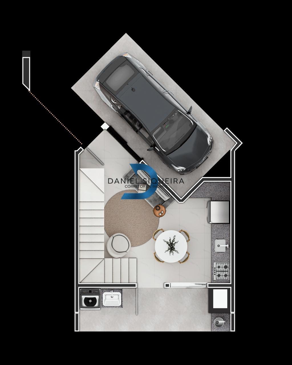 Casa à venda com 2 quartos, 1 suíte, 1 vaga e 70m² no Fundos, Biguaçu (SC) — foto 5 de 7