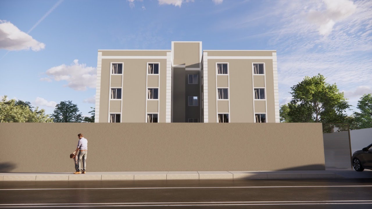 Apartamento à venda com 2 quartos, 1 banheiro, 1 vaga e 45m² no Asteca (são Benedito), Santa Luzia — foto principal