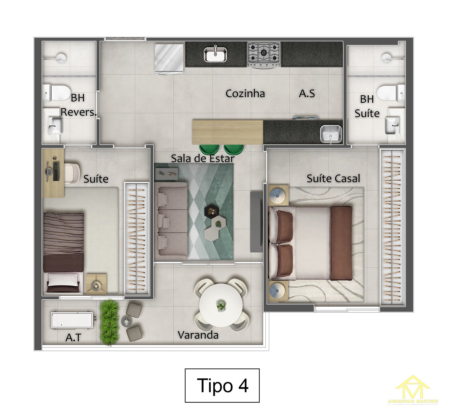 Apartamento à venda com 2 quartos, 1 banheiro, 2 vagas e 95m² no Praia da Costa, Vila Velha (ES) — foto 12 de 20