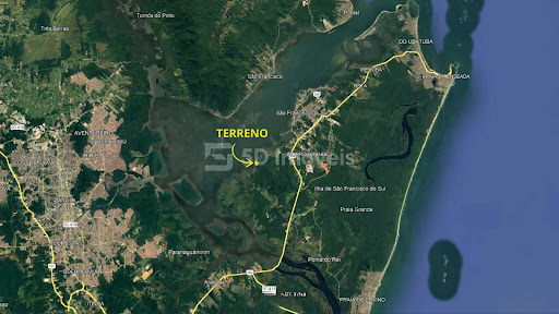 Terreno, 41.160m² - Laranjeiras  -  São Francisco do Sul, SC