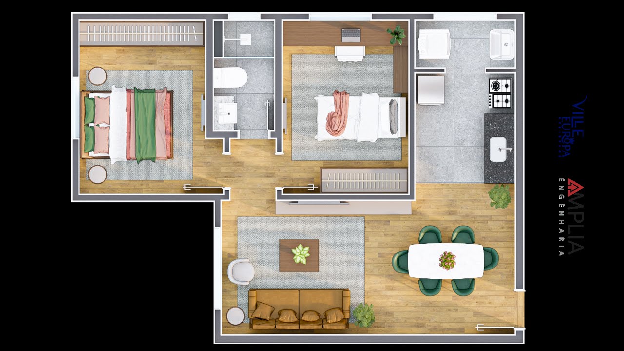 Apartamento à venda com 3 quartos, 1 vaga e 69m² no Boa Esperança, Santa Luzia (MG) — foto 10 de 13