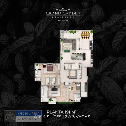 Foto de Grand Garden Americana - c/ 4 quartos 191 a 220m² Vila Medon