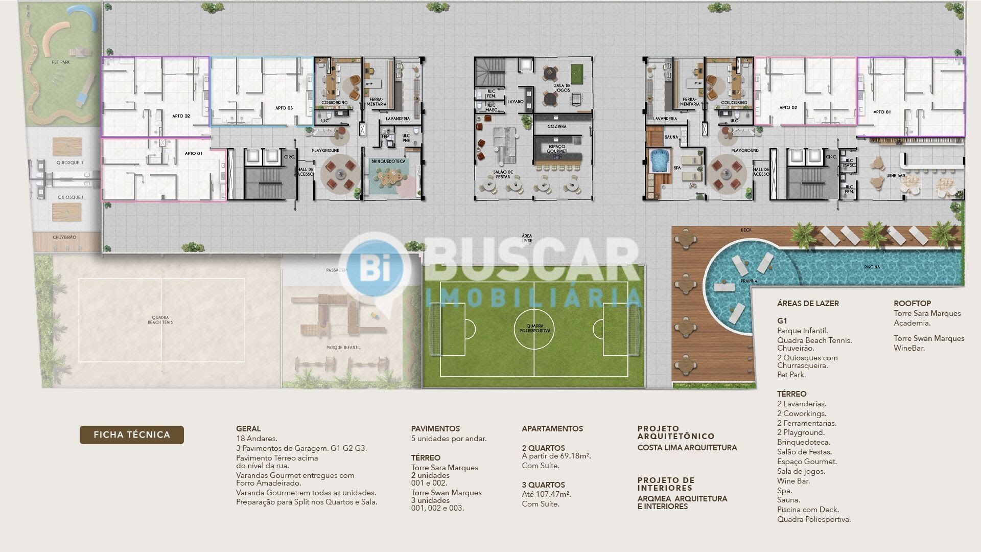 Apartamento à venda com 3 quartos, 1 suíte, 2 vagas e 107m² no Sim, Feira de Santana (BA) — foto 5 de 9