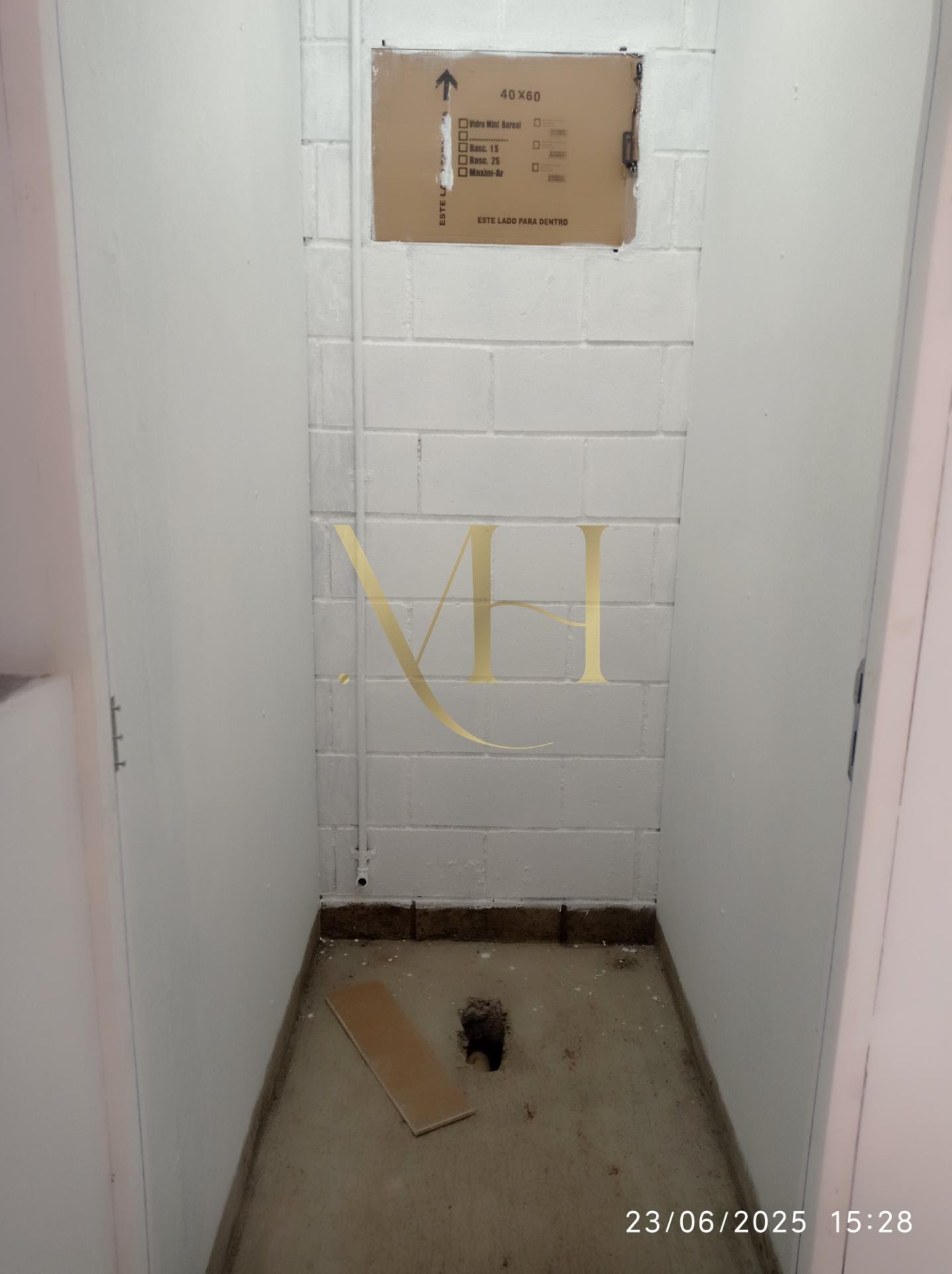 Banheiro em obra